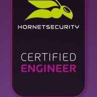Zertifizierter IT-Experte bei Hornetsecurity in Deutschland.